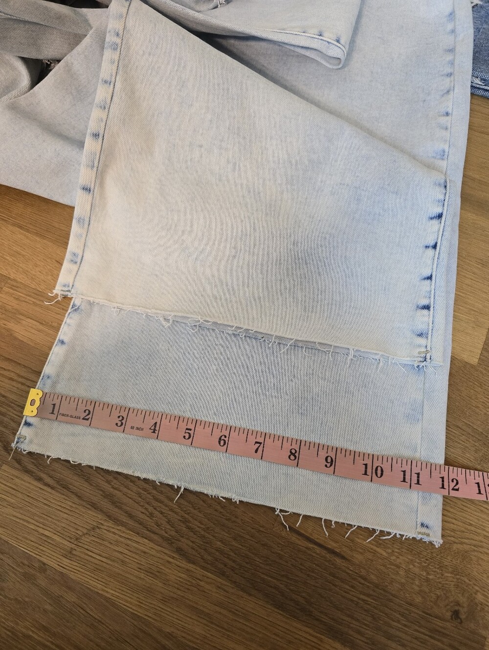 Risen Jeans Georgia - Light Wash Wide Leg Long Tall Inseam 13/31 NWT - Picture 13 of 14